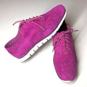 Cole Haan Women’s Zerogrand Wild Aster Pink Lace Up Comfort Shoes Size- 7.5 B